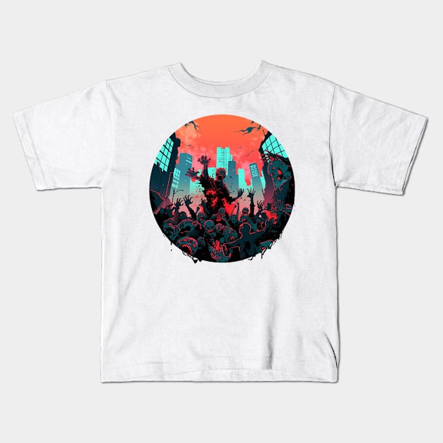 zombie Kids T-Shirt by piratesnow